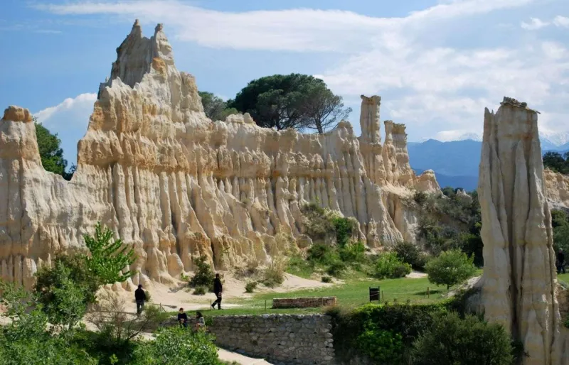 Les Orgues d’Ille-sur-Têt offrent un décor digne de la Cappadoce.
