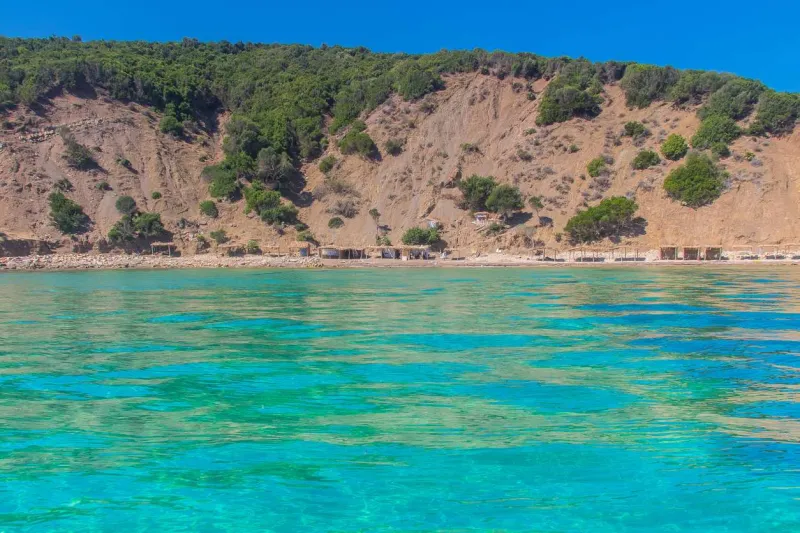 La plage de Cap Serrat en Tunisie.