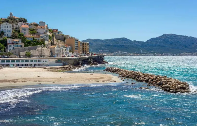 La plage du Prophète à Marseille.
