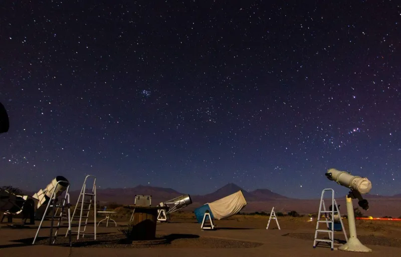 Ciel étoilé du désert d’Atacama, conditions idéales pour l’observation astronomique