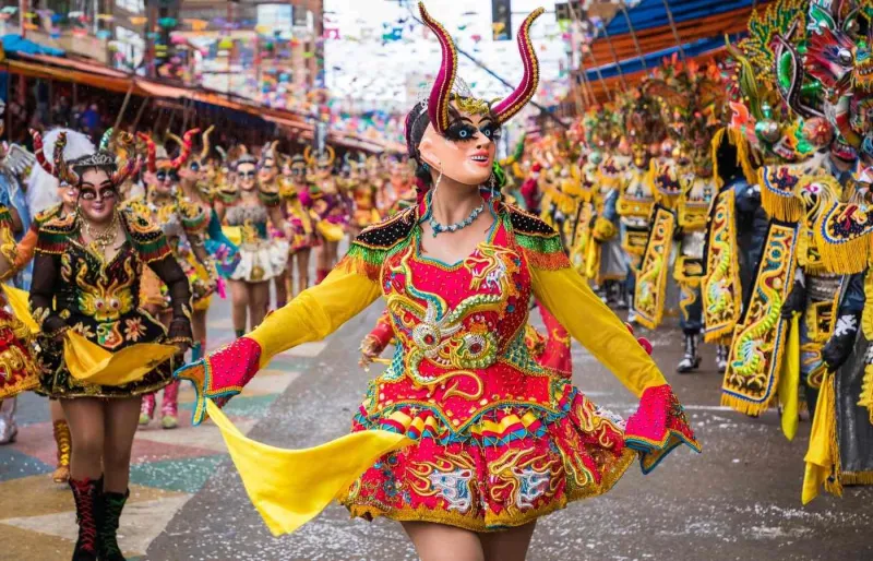 Le carnaval d'Ouro en Bolivie est l'un des plus insolites du monde.