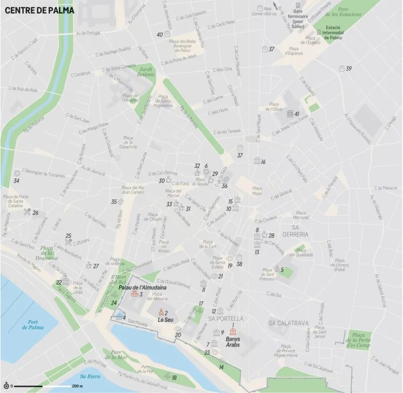 palma de majorque carte