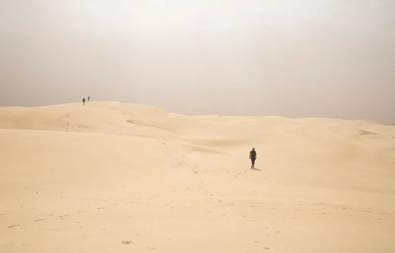 Les dunes du désert de Viana, au Cap-Vert.
