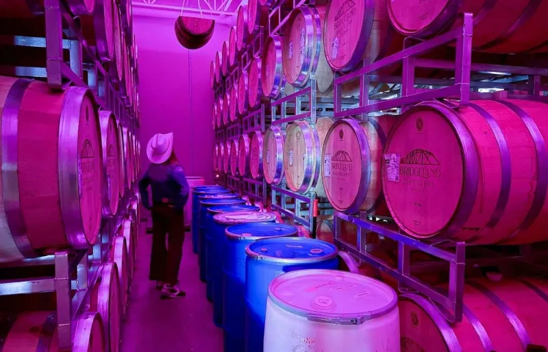 Visite guidée d'une distillerie de whisky en Alberta, au Canada