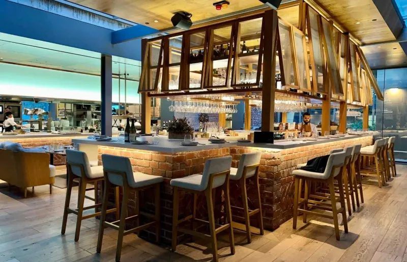 Le restaurant de l’hôtel Tasman Hobart.