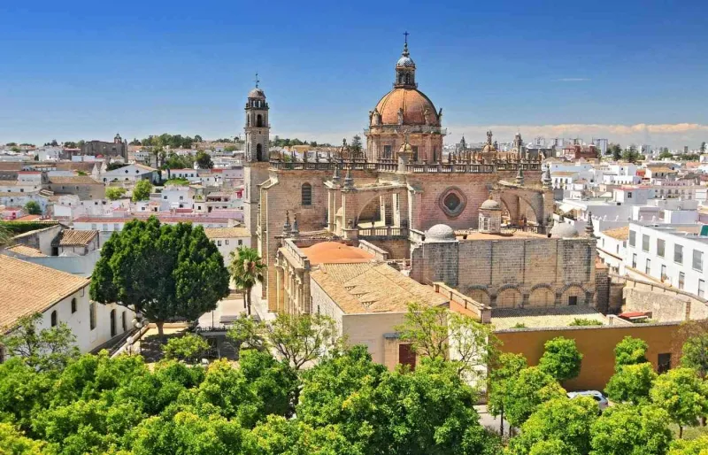 La cathédrale de Jerez en Andalousie.