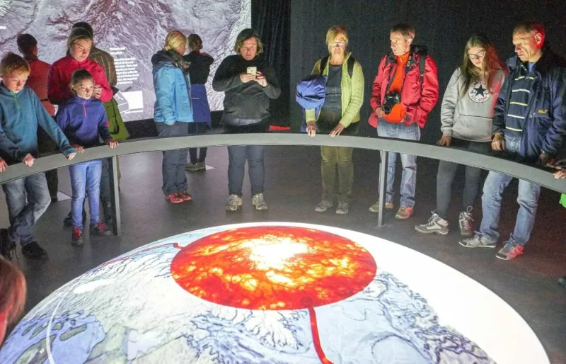 Le Lava Center en Islande.