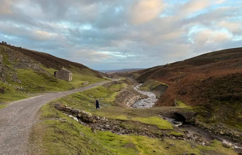 Paysage de lande des Yorkshire Dales