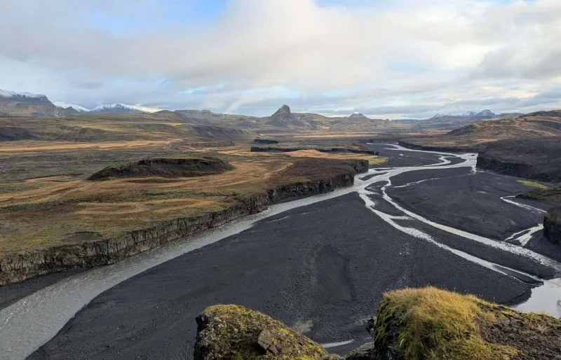 La rivière Markarfljót en Islande