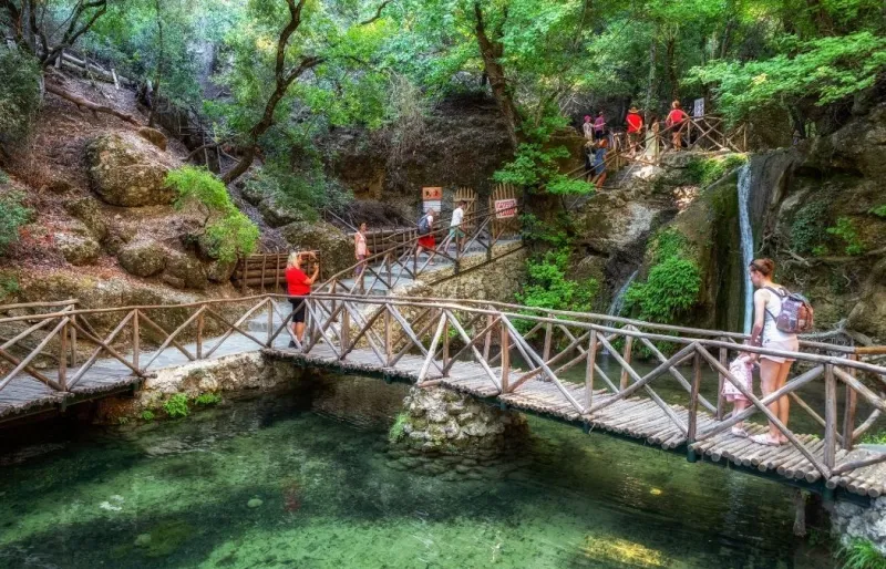 La Vallée des Papillons est une excellente activité à faire en famille à Rhodes.