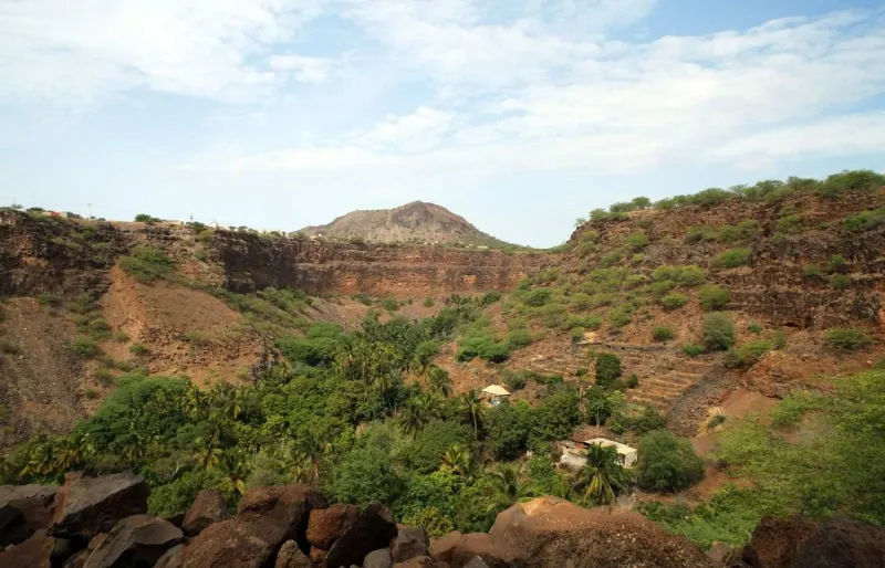 Vallée de la Ribeira Grande, sur l’île de Santiago, au Cap-Vert