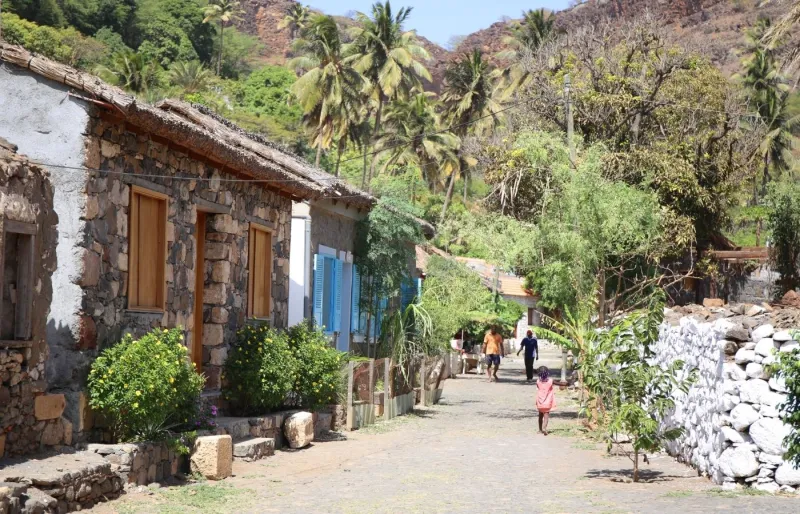Rua da Banana à Cidade Velha sur l’île de Santiago au Cap-Vert