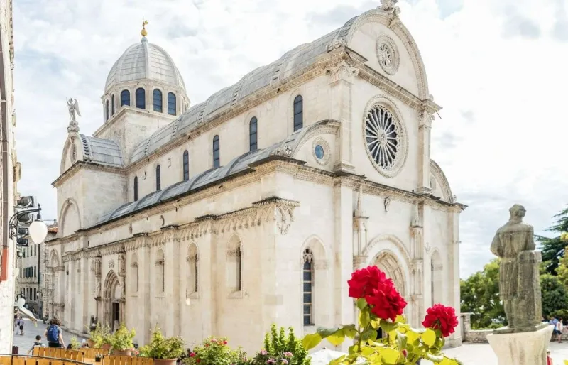 Cathédrale Saint-Jacques de Šibenik en Croatie, classée au patrimoine mondial de l’UNESCO