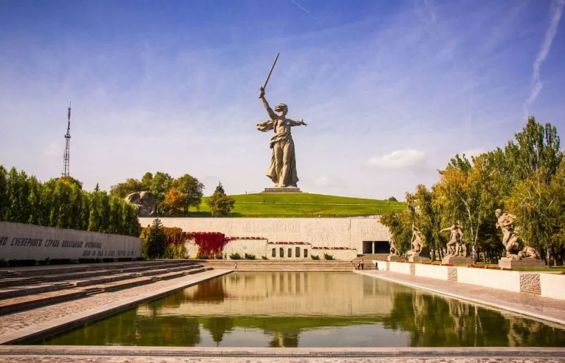 Statue monumentale La Mère Patrie appelle au mémorial de la bataille de Stalingrad à Volgograd en Russie
