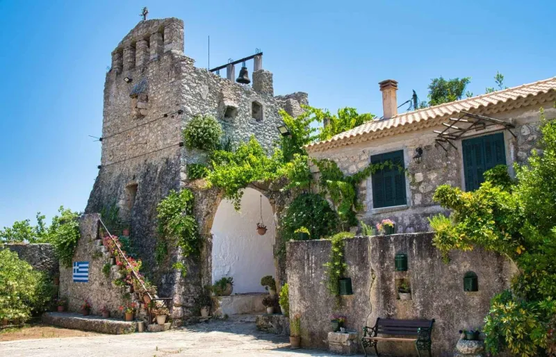 Le monastère d’Anafonitria dans le nord-ouest de Zakynthos