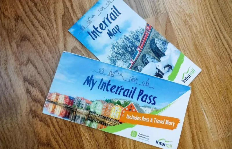 Pass Interrail et carte de l’Europe  pour organiser un voyage pas cher en train