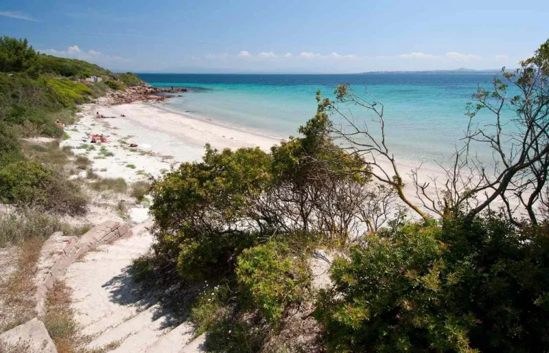 Plage de Girin sur l’île de San Pietro près de Carloforte en Sardaigne