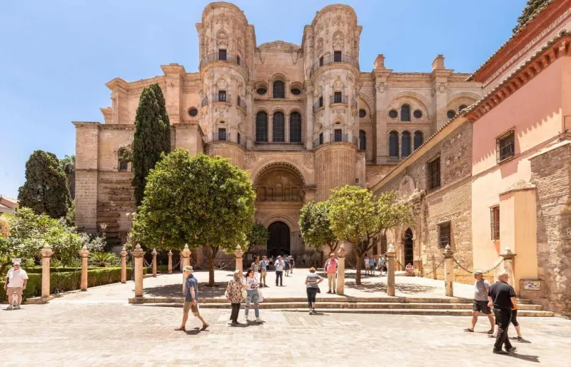 Façade Renaissance de la cathédrale de Malaga Santa Iglesia Catedral Basílica de la Encarnación