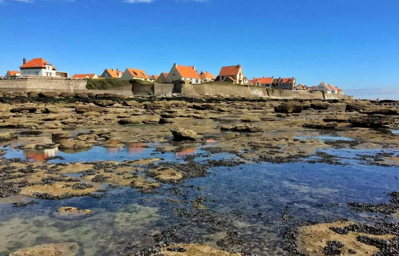 Plage d’Audresselles à marée basse