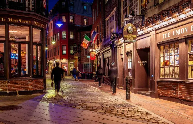 Bars et pubs historiques dans le centre de Boston