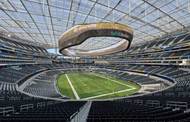 SoFi Stadium à Los Angeles, futur stade de la Coupe du monde 2026 et des Jeux olympiques