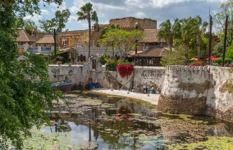 Le village d'Harambe dans la zone Afrique de Disney's Animal Kingdom, à Orlando.