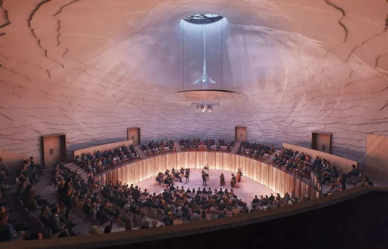 La Source Vive, nouvelle salle de concert de l'Évian Resort dédiée à la musique de chambre à Évian-les-Bains