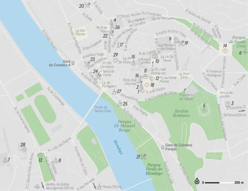 carte coimbra portugal