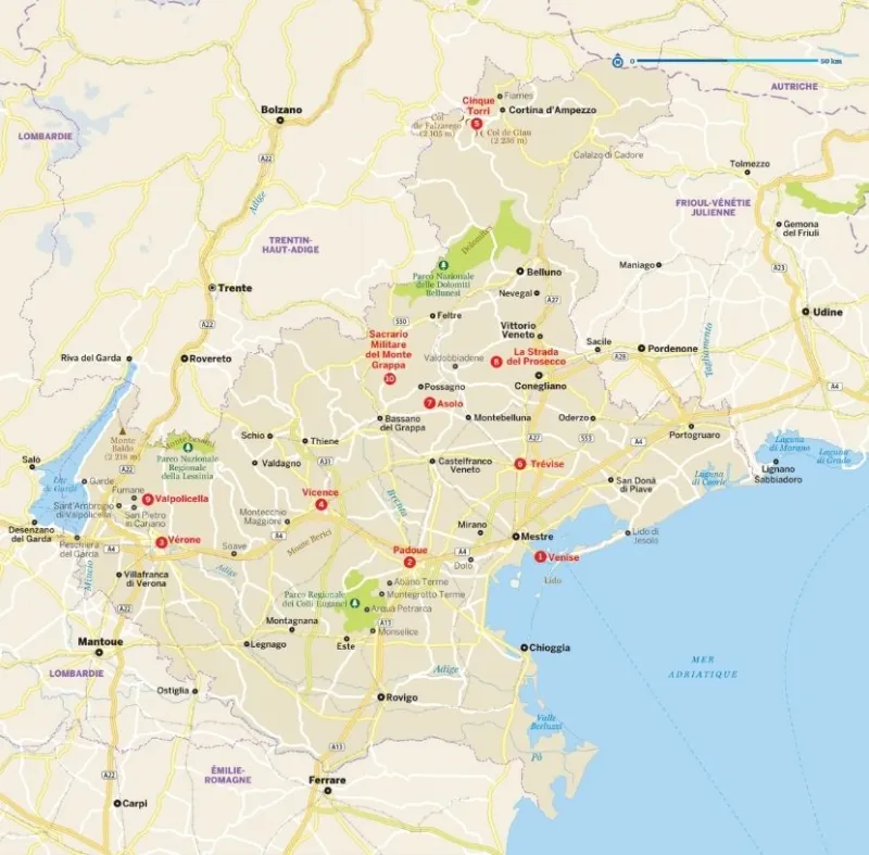 carte venetie