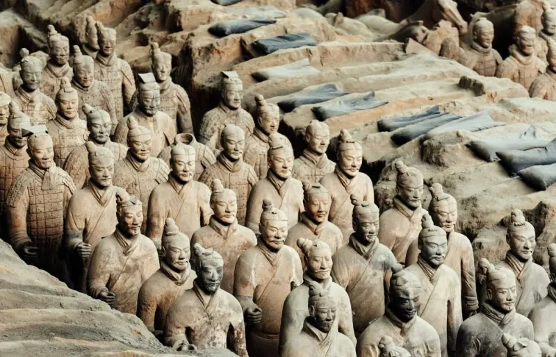 Soldats de l’armée de terre cuite à Xi’an