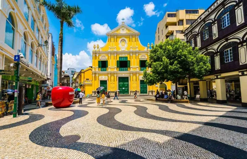 Église Saint-Dominique dans le centre historique de Macao