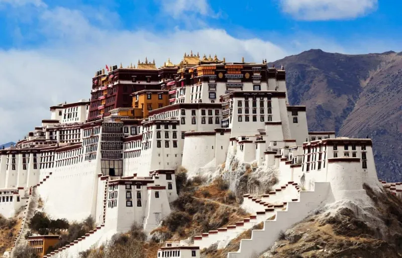 Palais du Potala à Lhassa dans la Région autonome du Tibet