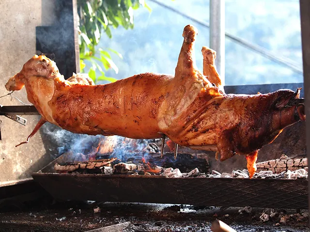 nevenm - Fotolia.com Cochon de lait rôti, Croatie
