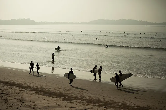 Weligama beach, Sri Lanka 