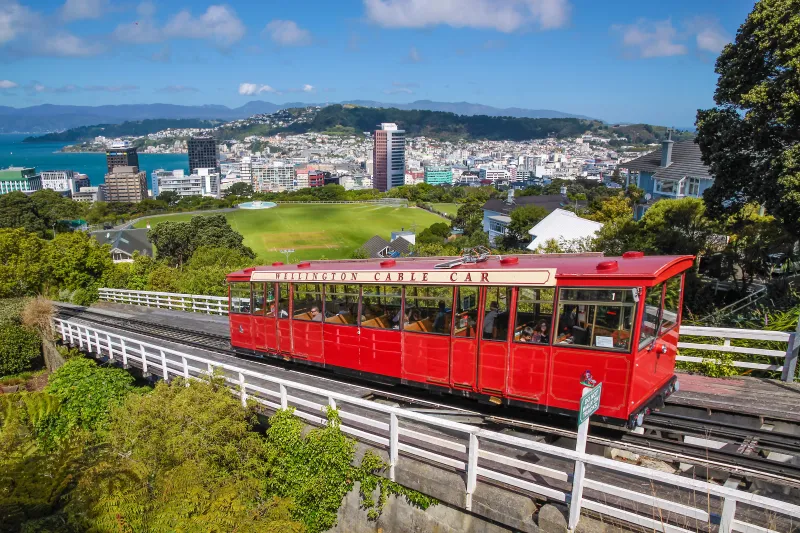 Téléphérique de Wellington, Nouvelle-Zélande Téléphérique de Wellington, Nouvelle-Zélande