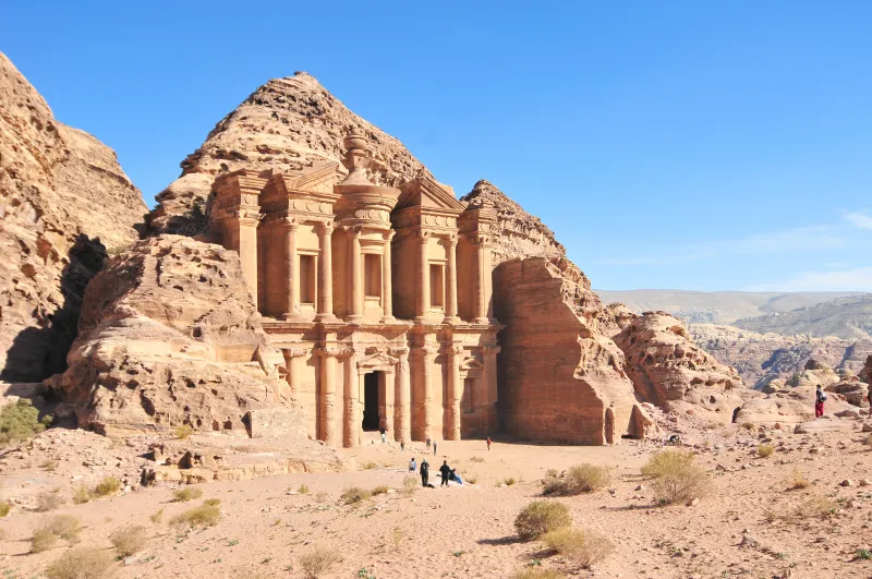 Petra, en Jordanie