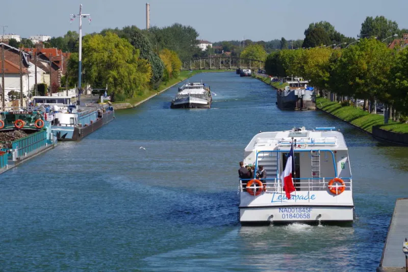 Balade en bateau sur l'Oise