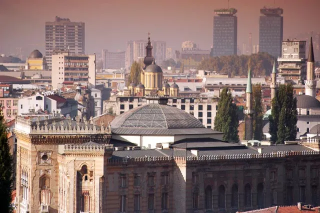 Vue sur Sarajevo, Bosnie